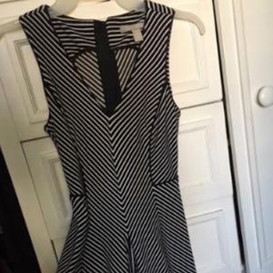 JCrew Striped Skater Dress